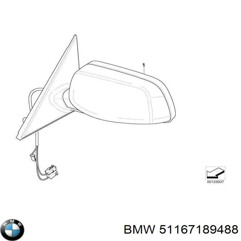 51167126527 BMW Праве дзеркало заднього виду