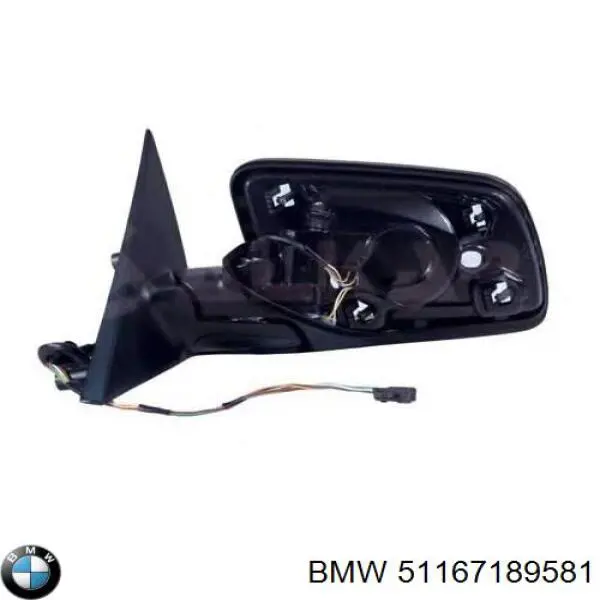 51167189581 BMW Дзеркало заднього виду, ліве