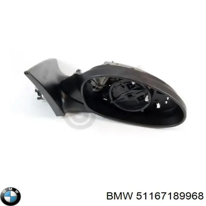 Купити 51167189968 BMW Корпус дзеркала заднього виду, правий