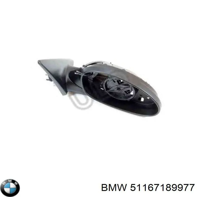 Корпус дзеркала заднього виду, лівого 51167189977 BMW