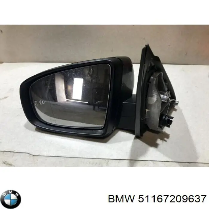 Ліве бічне дзеркало BMW 51167209637 ціна, від 82.36 USD