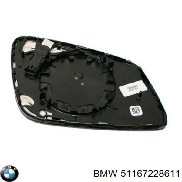 Купити 51167228611 BMW Дзеркальний елемент дзеркала заднього виду, лівого