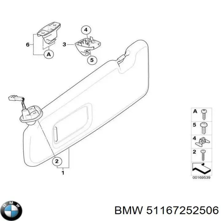 Козирок протисонячний на BMW 1 (E81, E87)