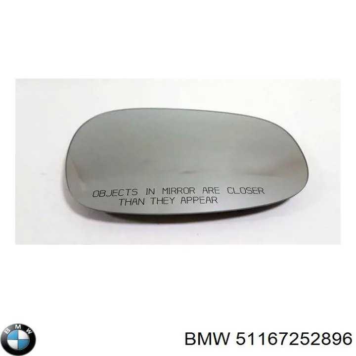 51167252896 BMW Дзеркальний елемент правий