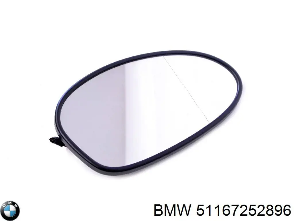 Купити 51167252896 BMW Скло дзеркала заднього виду, правого