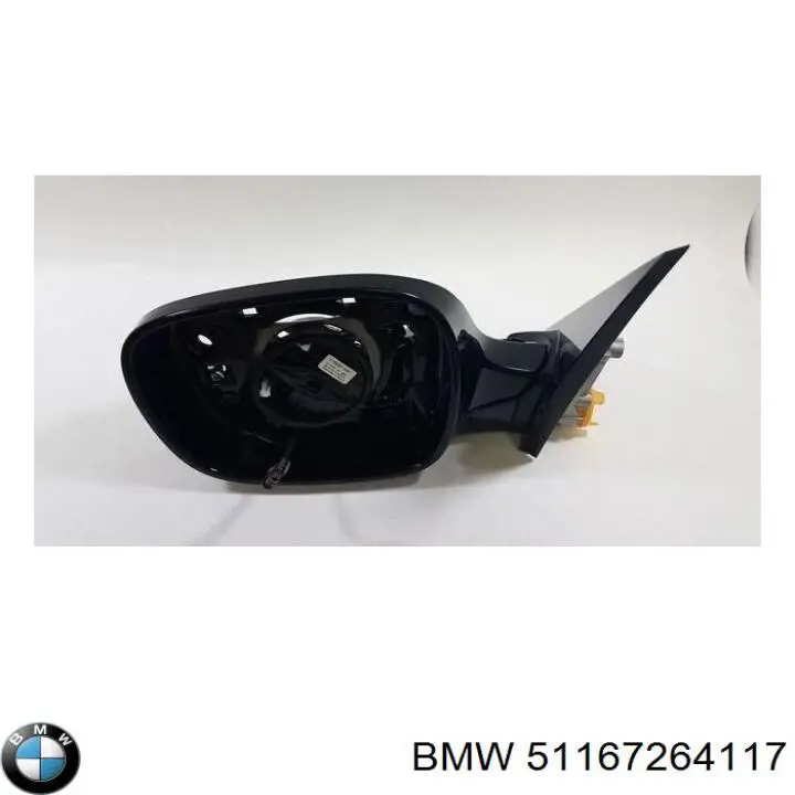 51167264117 BMW Корпус дзеркала заднього виду, лівого