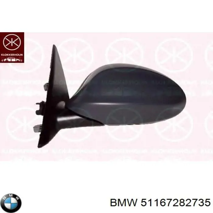 Ліве бічне дзеркало BMW 51167282735 ціна, від 126.98 USD
