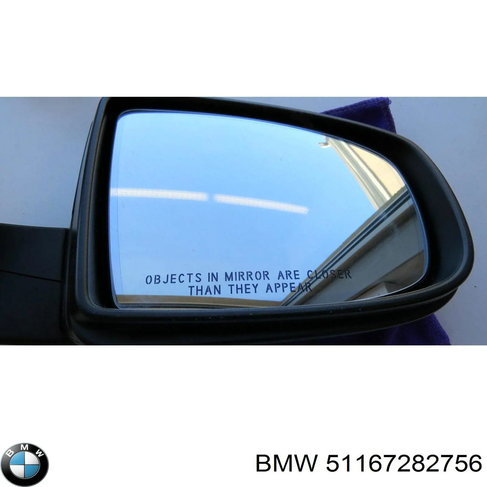 Корпус дзеркала заднього виду, правий BMW 51167282756 ціна, від 421.25 USD