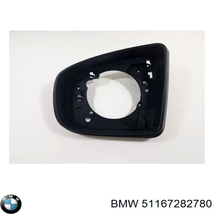 Корпус дзеркала заднього виду, правий BMW 51167282780 ціна, від 351.52 USD