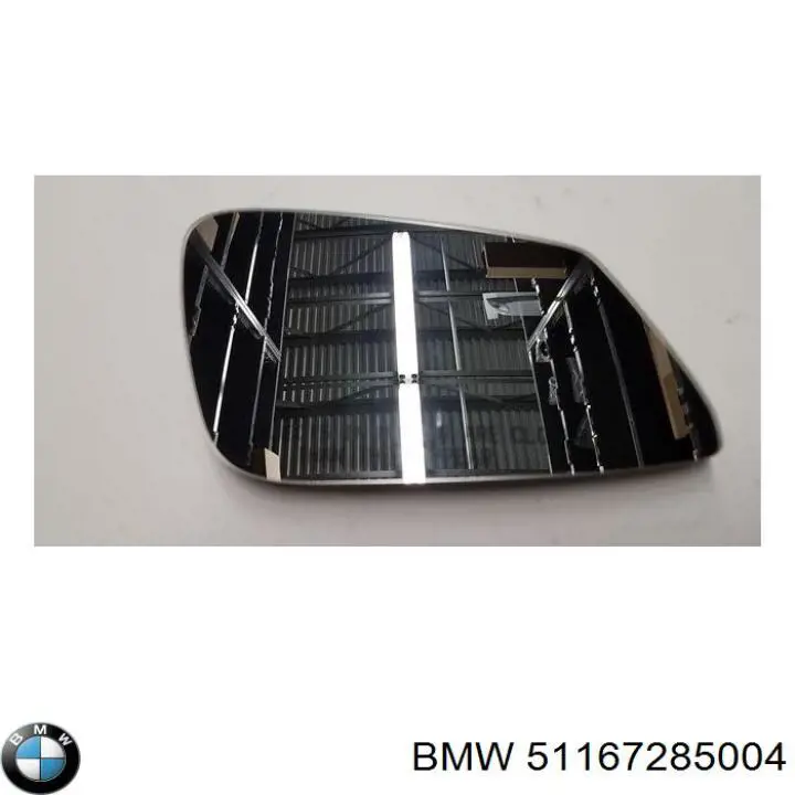 Дзеркальний елемент правого дзеркала заднього виду BMW 51167285004 ціна, від 50.67 USD