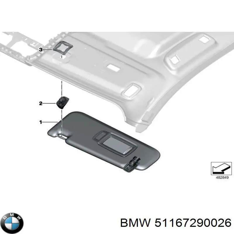 Поручні (тримачі) і гачок для одягу BMW 51167499076 ціна, від 6.33 USD