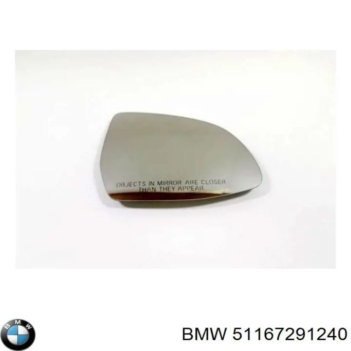 Купити 51167291240 BMW Скло дзеркала заднього виду, правого