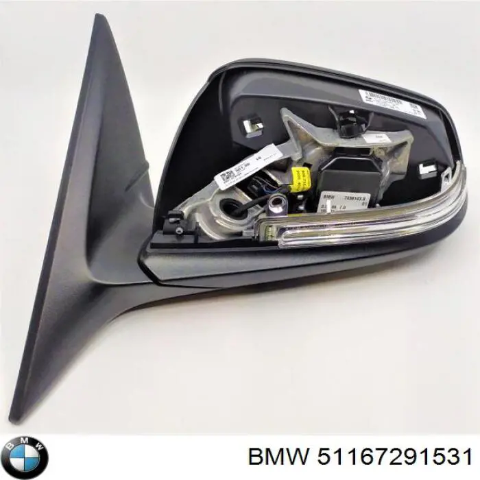 Ліве бічне дзеркало BMW 51167291531 ціна, від 249.31 USD