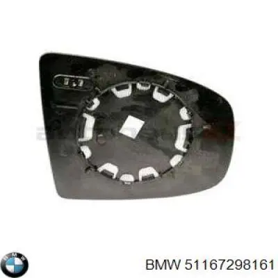 Купити 51167298161 BMW Дзеркальний елемент дзеркала заднього виду, лівого