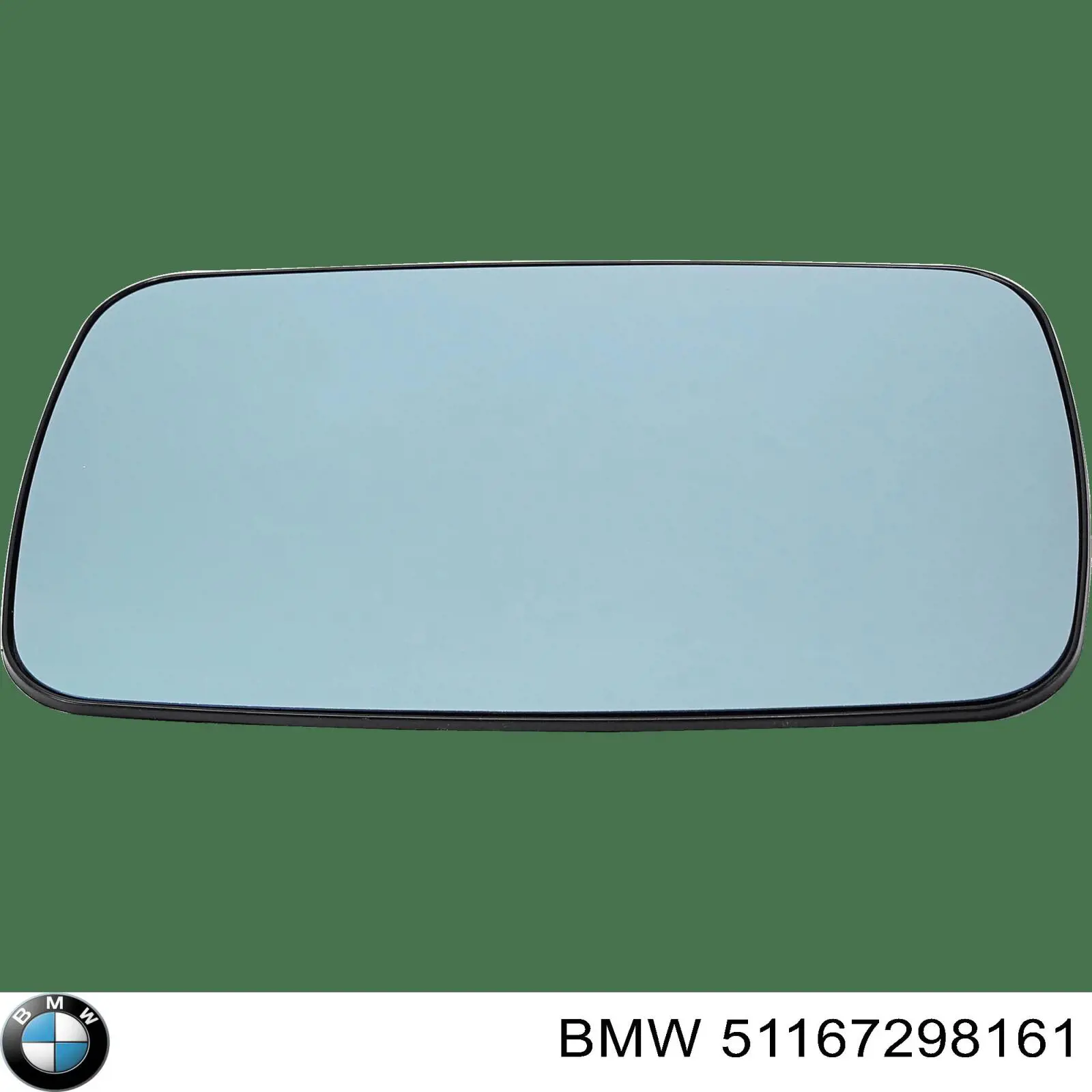 Дзеркальний елемент лівого дзеркала заднього виду BMW 51167298161 ціна, від 39.37 USD