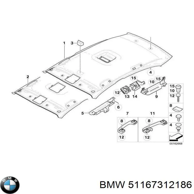  BMW 51167312186 ціна, від 8.87 USD
