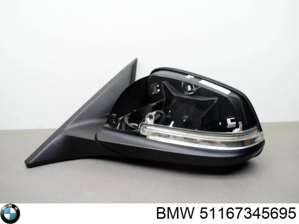 Корпус дзеркала заднього виду, лівого BMW 51167345695 ціна, від 190.04 USD