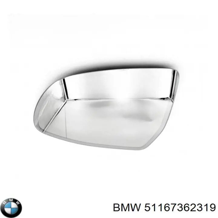 51167362319 BMW Дзеркальний елемент лівий