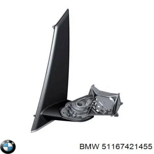 Ліве бічне дзеркало BMW 51167421455 ціна, від 241.42 USD