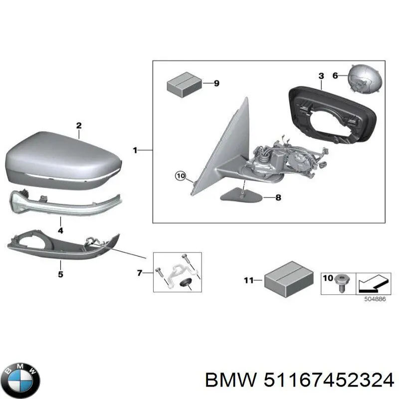  BMW 51167452324 ціна, від 36.04 USD