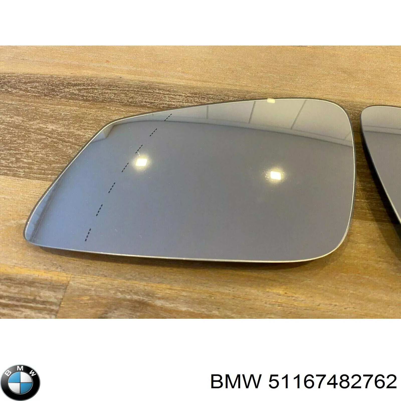 Дзеркальний елемент правого дзеркала заднього виду BMW 51167482762 ціна, від 98.65 USD