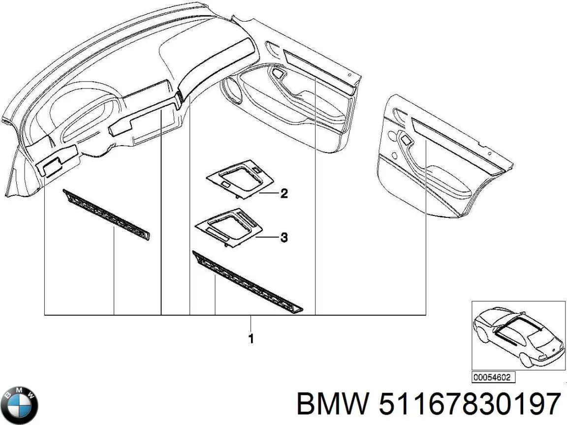 Купити 51167830197 BMW 