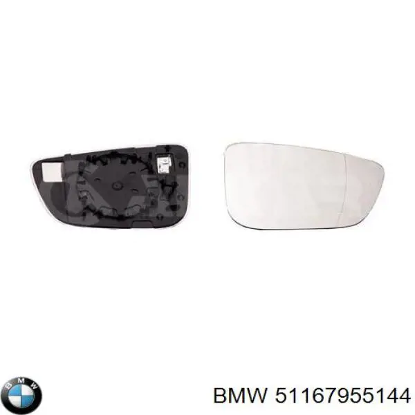 51167955144 BMW Дзеркальний елемент правий