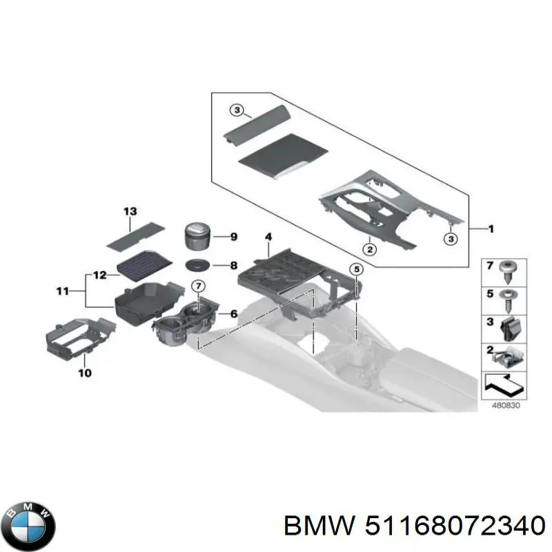  51168072340 BMW