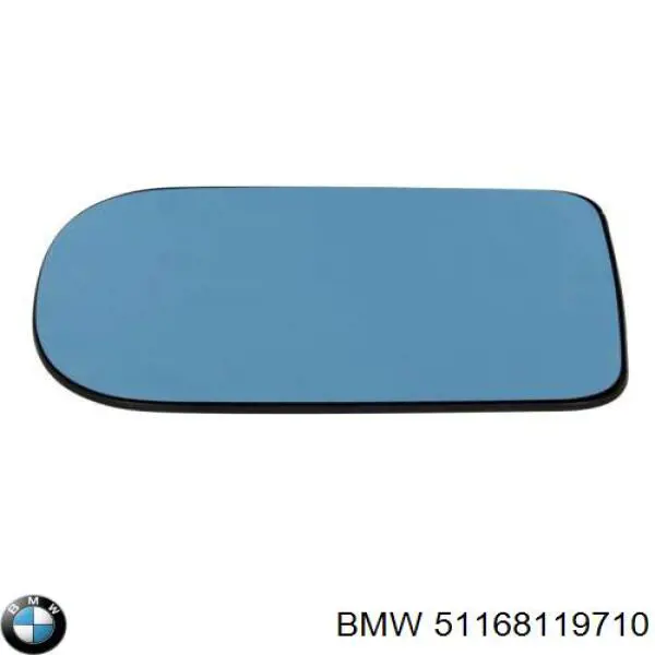 51168119710 BMW дзеркальний елемент дзеркала заднього виду, лівого