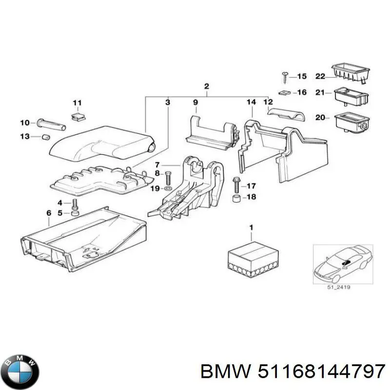 51161960743 BMW 