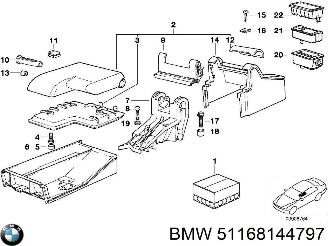 Купити 51161960743 BMW 