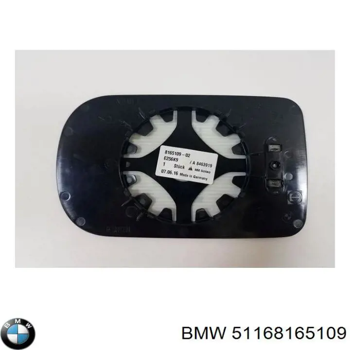 Купити 51168165109 BMW Дзеркальний елемент дзеркала заднього виду, лівого