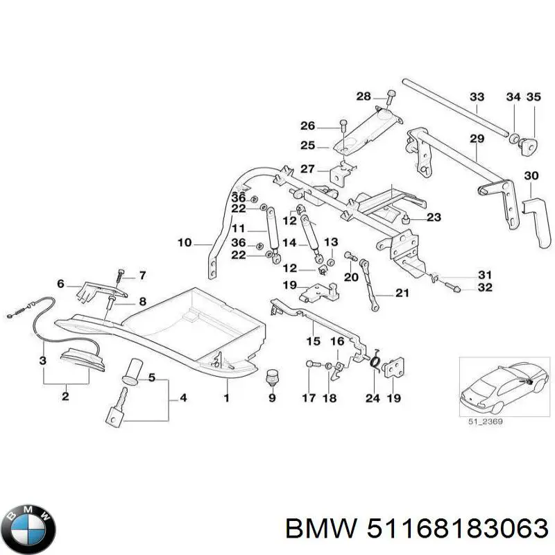  BMW 51168183063 ціна, від 154.14 USD