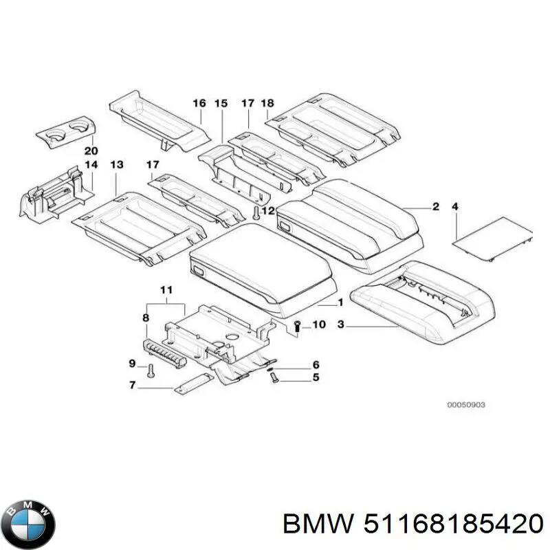 Купити 51168185420 BMW 