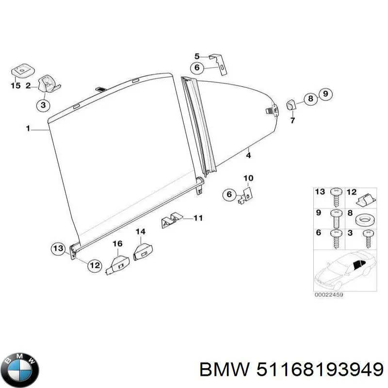 Купити 51168193949 BMW 