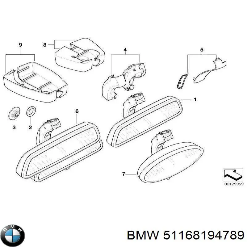 Купити 51168194789 BMW 