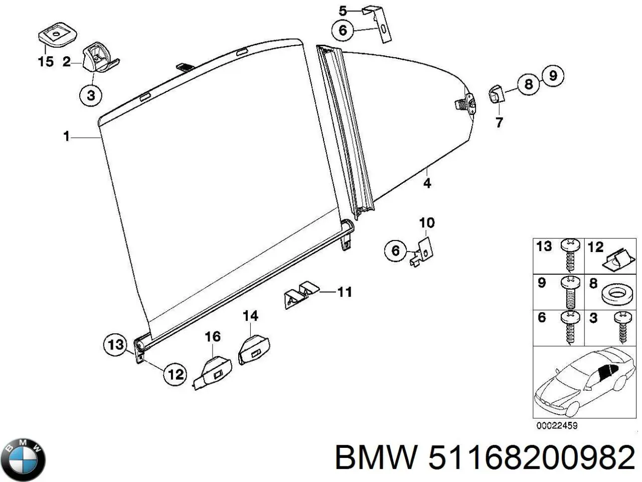 Купити 51168200982 BMW 