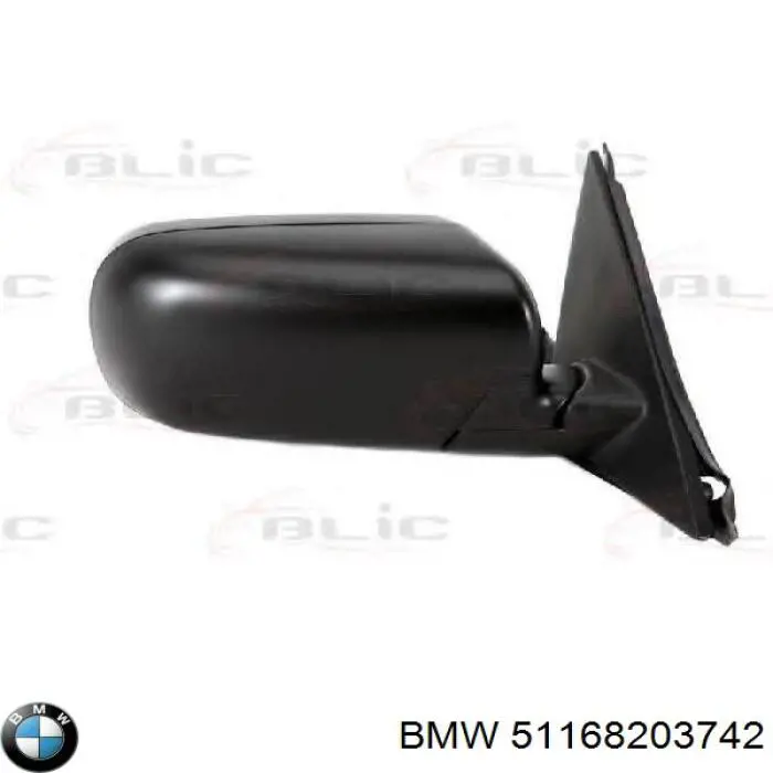 Дзеркало заднього виду, праве 51168203742 BMW