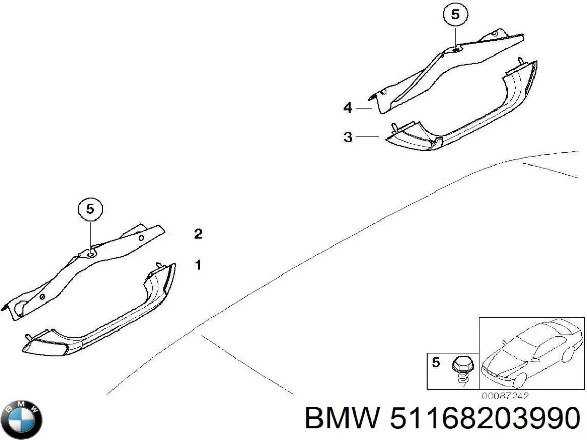  BMW 51168203990 ціна, від 20.69 USD