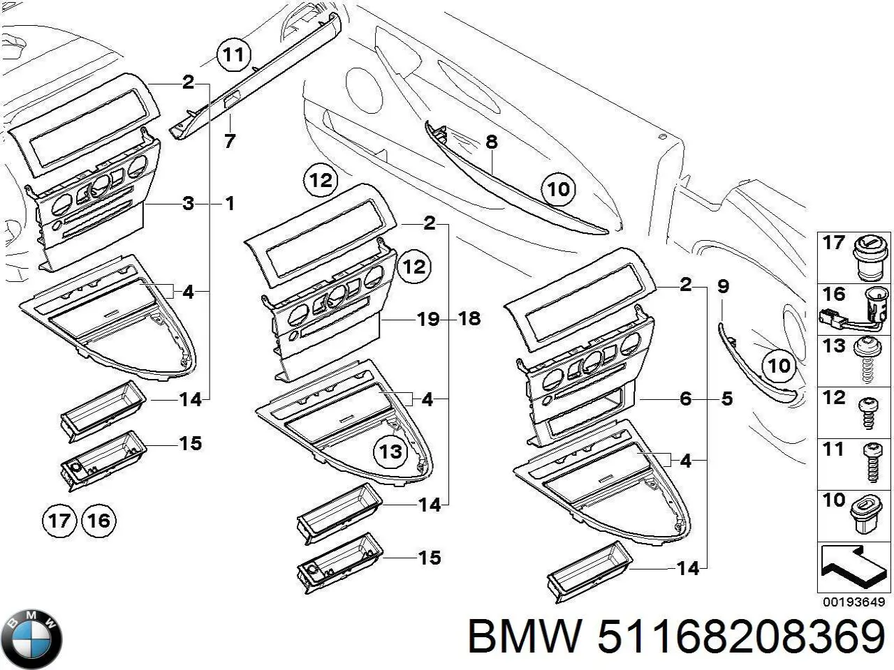 Купити 51168208369 BMW 