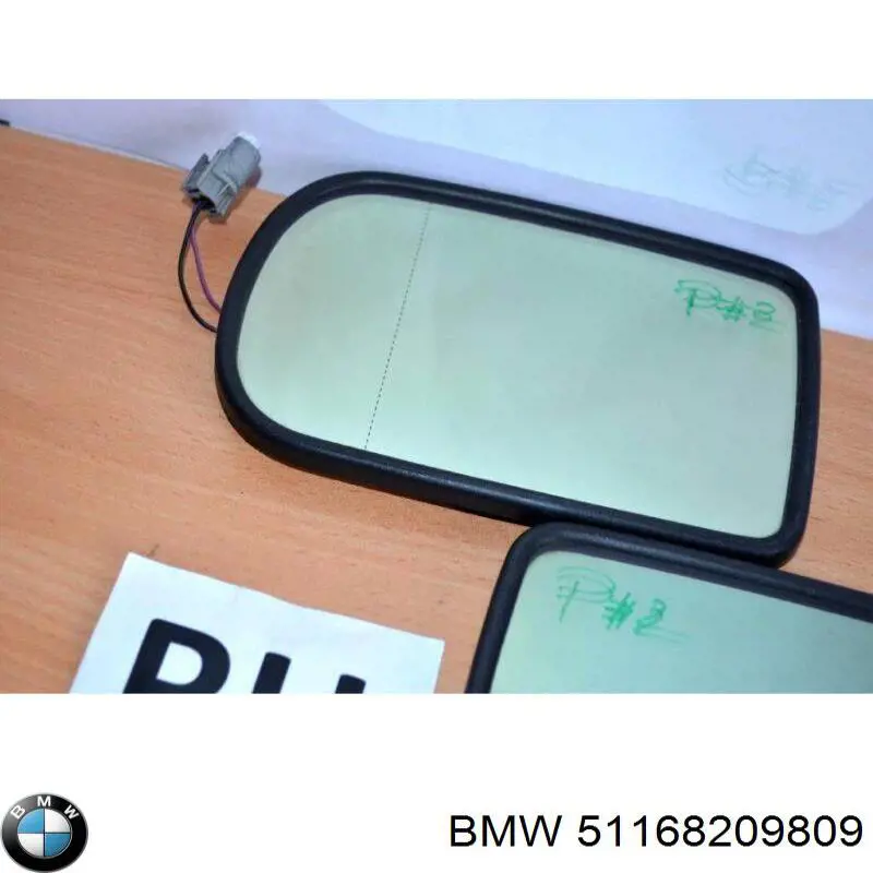 51168209809 BMW Дзеркальний елемент лівий