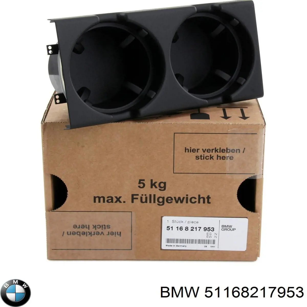 Підсклянник підлокітника центральної консолі на BMW 3 (E46)