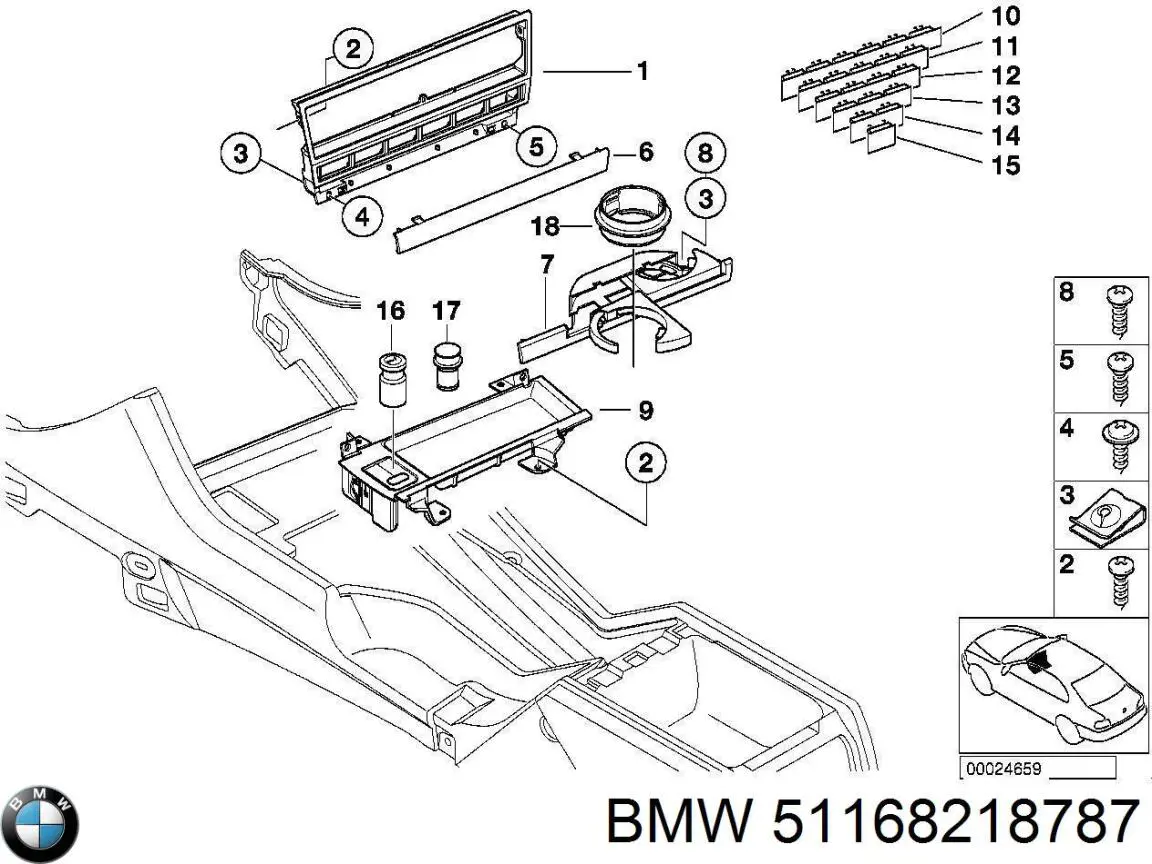  BMW 51168218787 ціна, від 11.78 USD