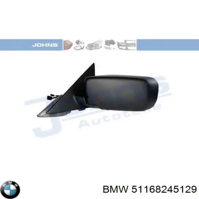 Ліве бічне дзеркало BMW 51168245129 ціна, від 180.94 USD