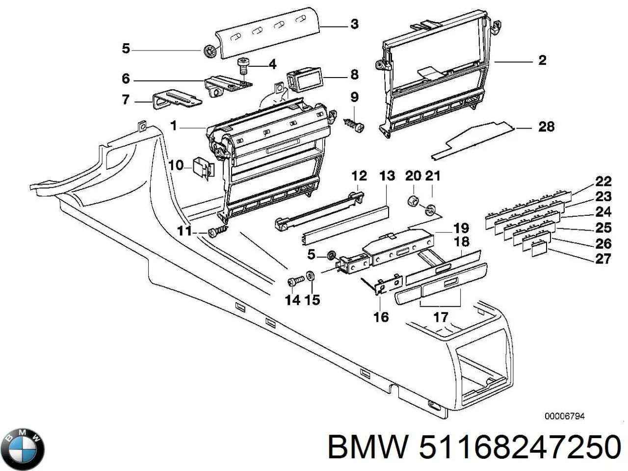  BMW 51168247250 ціна, від 162.78 USD