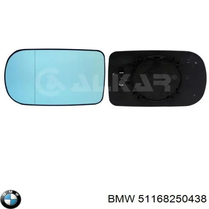 Зеркальный элемент левый BMW 51168250438