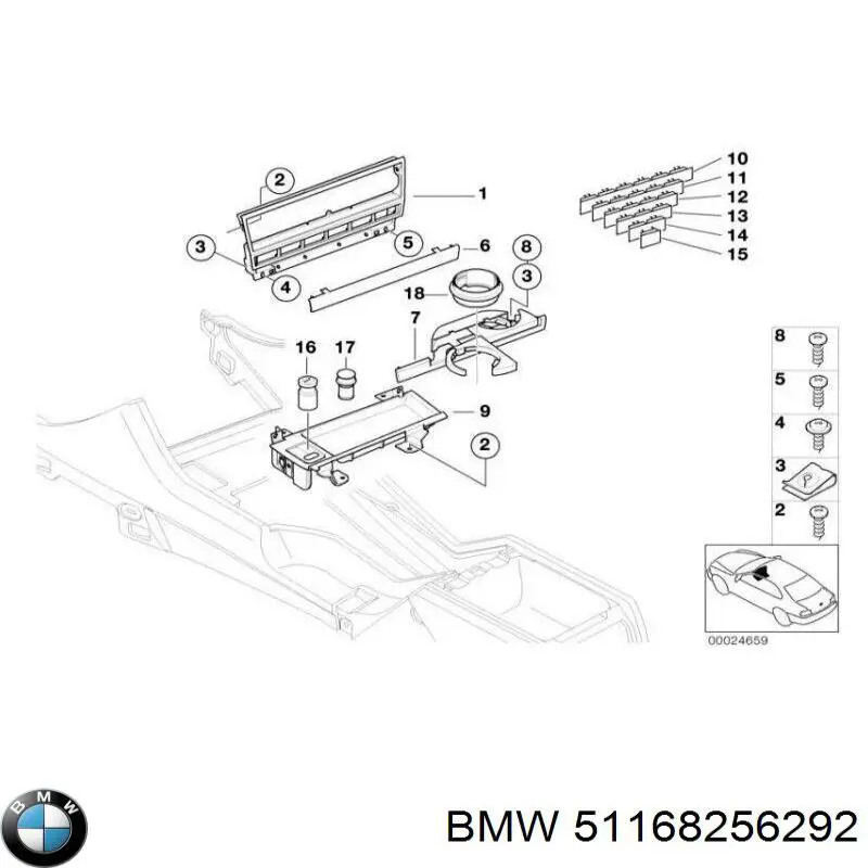  BMW 51168256292 ціна, від 91.40 USD