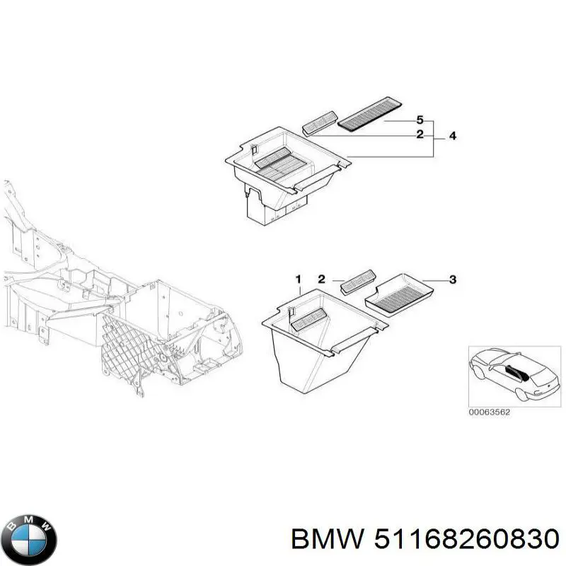 Купити 51168260830 BMW 