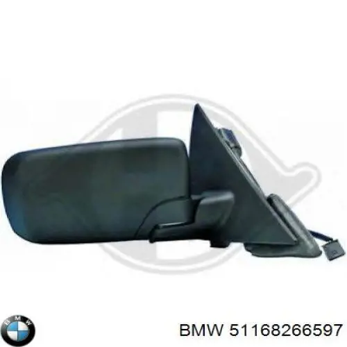 Купити 51168266597 BMW Бічне дзеркало заднього виду ліве