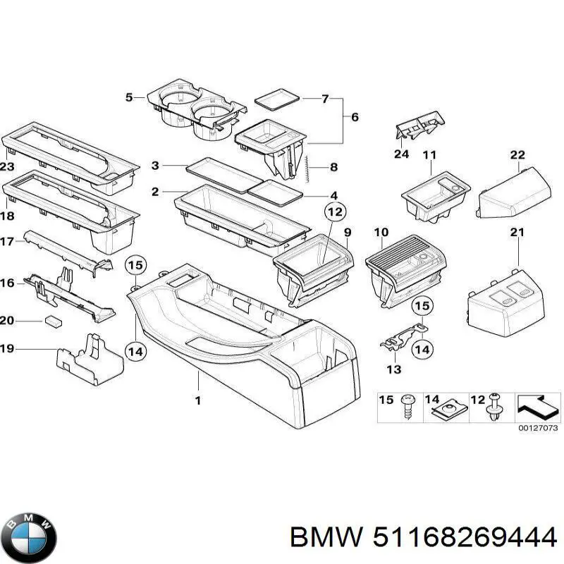  BMW 51168269444 ціна, від 206.23 USD